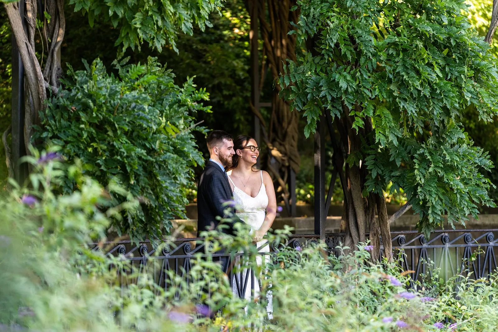 Intimate Wedding at Conservatory Garden in Central Park